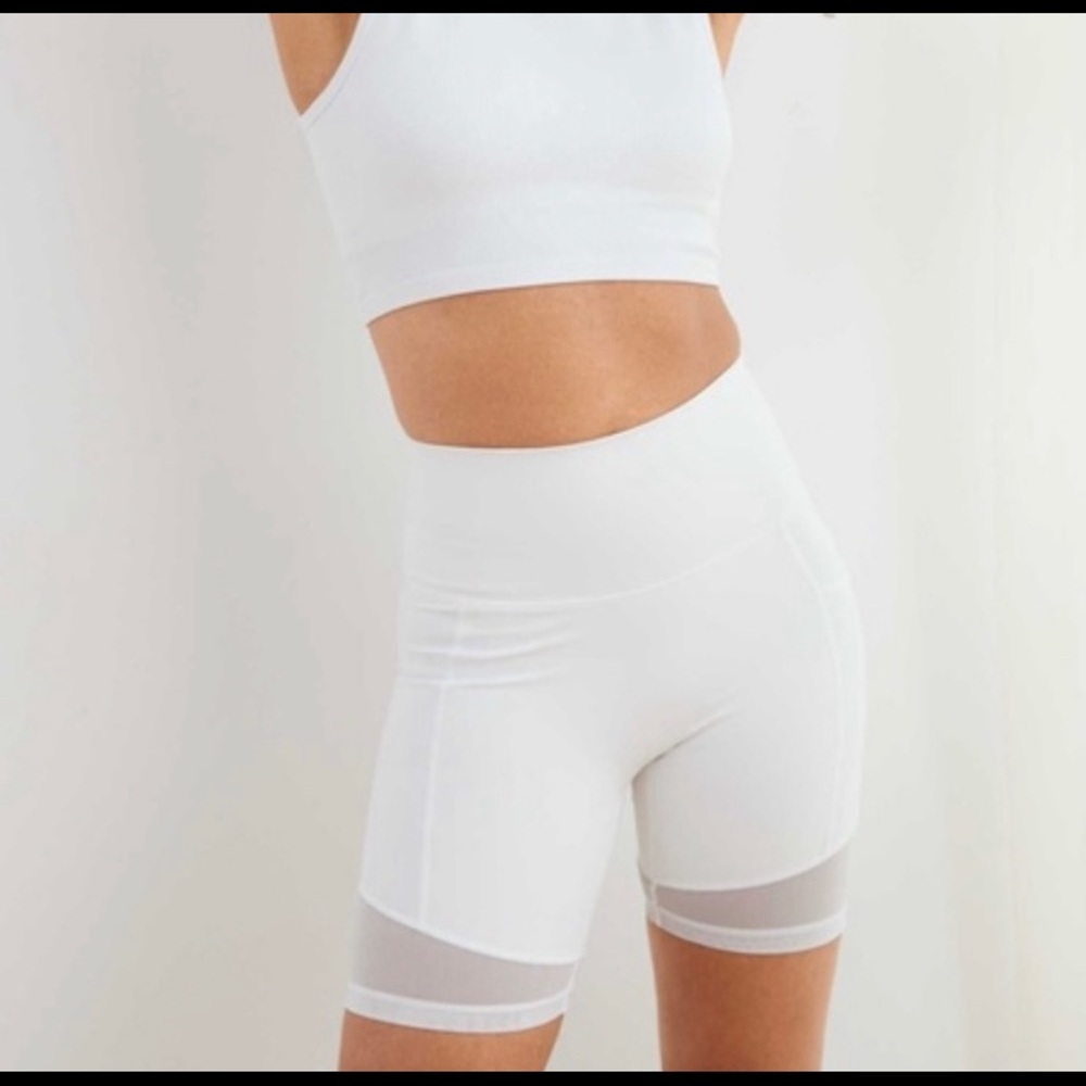 Aerie Mesh High Waisted Bike Short